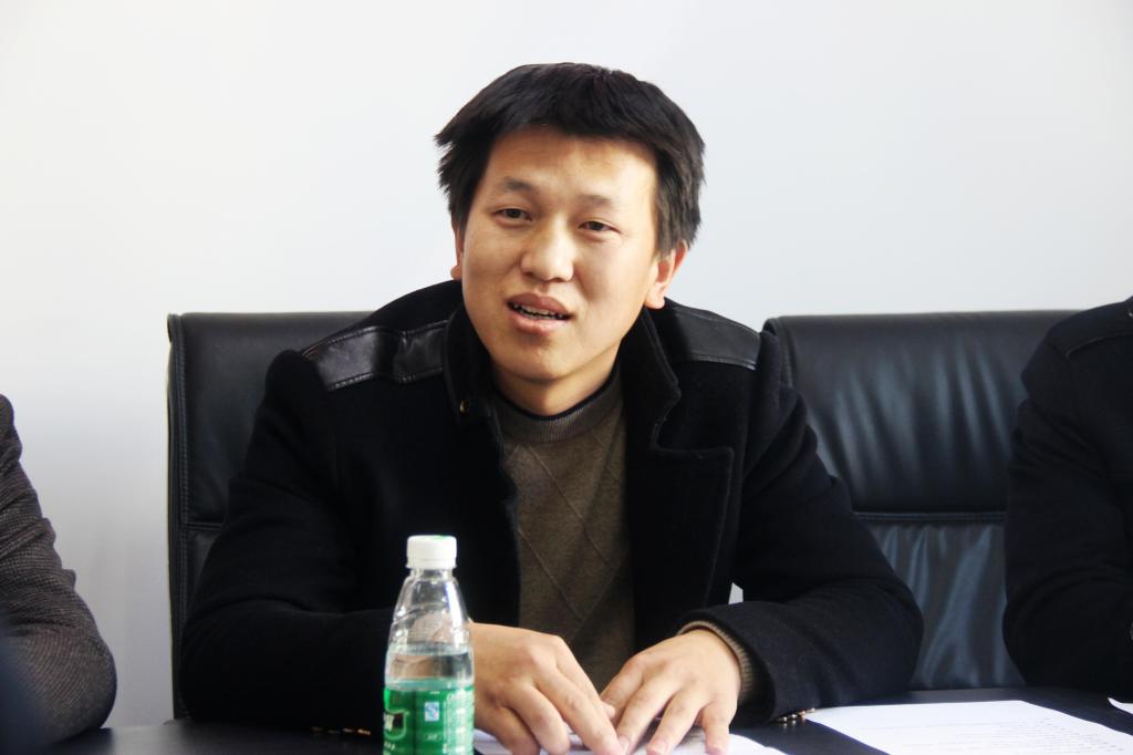 学生处副处长王彦杰老师讲话